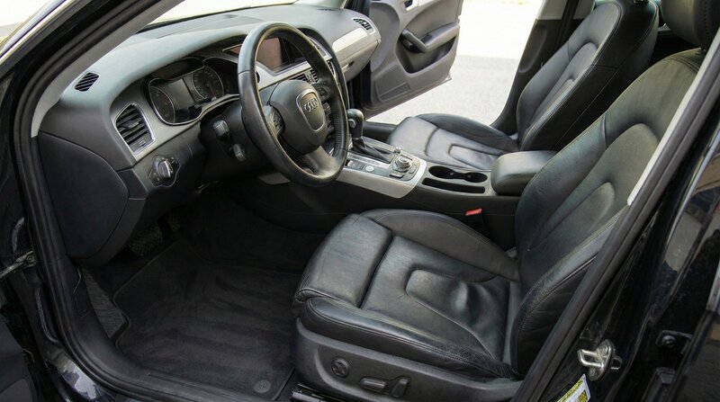Intérieur Audi A4 après nettoyage